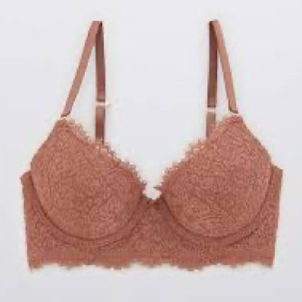 Aerie NWT Real Power Plunge Push Up Bra 42DD